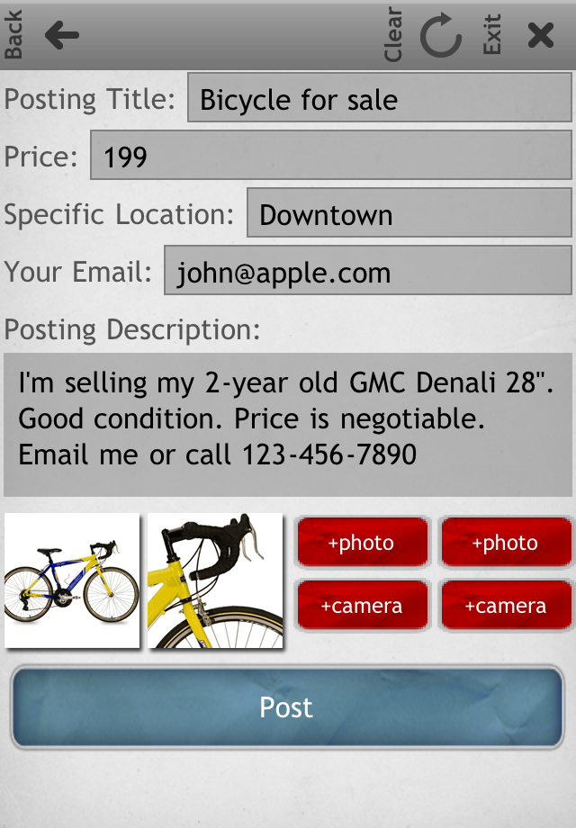 iPhone Screenshot 1